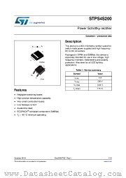 STPS4S200UF datasheet pdf ST Microelectronics