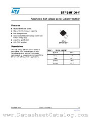 STPS5H100-Y datasheet pdf ST Microelectronics
