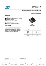 STPS5L60-Y datasheet pdf ST Microelectronics