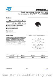 STS9D8NH3LL datasheet pdf ST Microelectronics