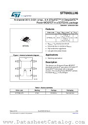 STT6N3LLH6 datasheet pdf ST Microelectronics