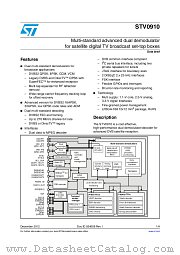 STV0910BDBT datasheet pdf ST Microelectronics