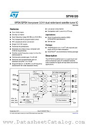STV6120 datasheet pdf ST Microelectronics