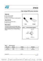STX616-AP datasheet pdf ST Microelectronics