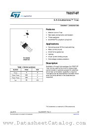 T635T-8T datasheet pdf ST Microelectronics