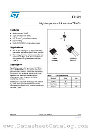 T810H datasheet pdf ST Microelectronics