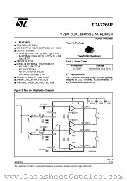TDA7266P13TR datasheet pdf ST Microelectronics
