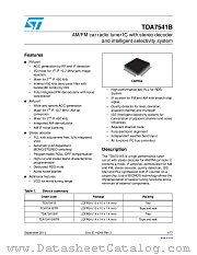 TDA7541B datasheet pdf ST Microelectronics