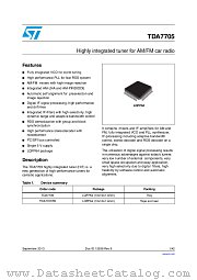 TDA7705TR datasheet pdf ST Microelectronics