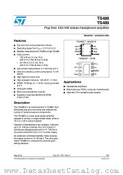 TS488IQT datasheet pdf ST Microelectronics