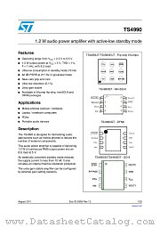 TS4990IDT datasheet pdf ST Microelectronics
