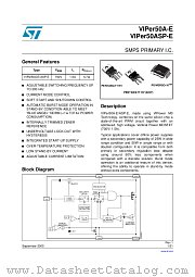 VIPER50ASPTR-E datasheet pdf ST Microelectronics