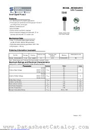 BC550A datasheet pdf Taiwan Semiconductor
