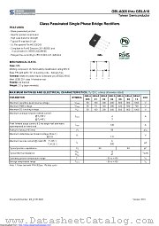 GBLA08 datasheet pdf Taiwan Semiconductor