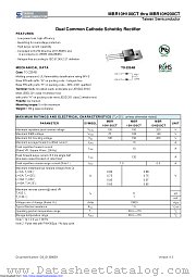 MBR10H100CT datasheet pdf Taiwan Semiconductor