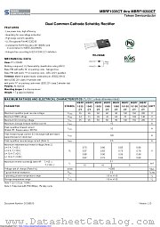 MBRF10200CT datasheet pdf Taiwan Semiconductor