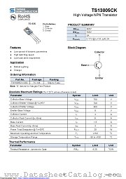 TS13005CK datasheet pdf Taiwan Semiconductor