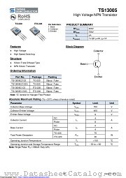 TS13005CI datasheet pdf Taiwan Semiconductor