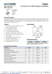 TS331CX5 datasheet pdf Taiwan Semiconductor