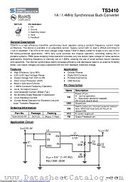 TS3410CX5 datasheet pdf Taiwan Semiconductor