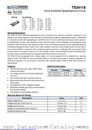 TS34118CS28 datasheet pdf Taiwan Semiconductor