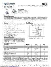 TS393CD datasheet pdf Taiwan Semiconductor