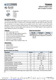 TS9005DCX5 datasheet pdf Taiwan Semiconductor