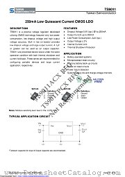 TS9011ACX datasheet pdf Taiwan Semiconductor