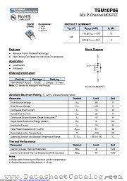 TSM10P06CP datasheet pdf Taiwan Semiconductor