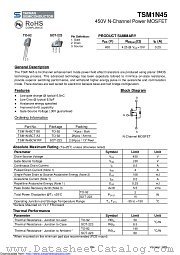 TSM1N45CW datasheet pdf Taiwan Semiconductor