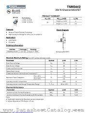 TSM3442CX6 datasheet pdf Taiwan Semiconductor