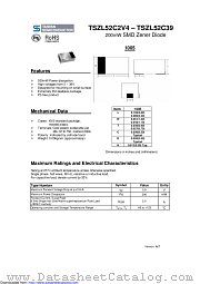 TSZL52C3V9 datasheet pdf Taiwan Semiconductor