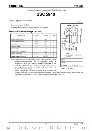 2SC5948 datasheet pdf TOSHIBA