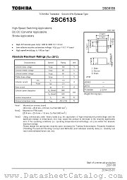 2SC6135 datasheet pdf TOSHIBA
