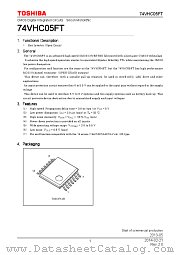74VHC05FT datasheet pdf TOSHIBA
