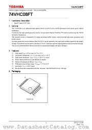 74VHC08FT datasheet pdf TOSHIBA