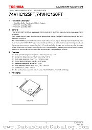 74VHC125FT datasheet pdf TOSHIBA