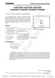 TA48025BF datasheet pdf TOSHIBA