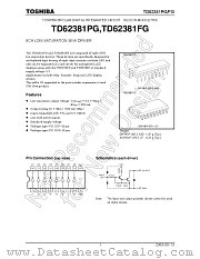 TD62381FG datasheet pdf TOSHIBA