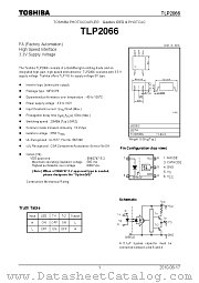 TLP2066 datasheet pdf TOSHIBA
