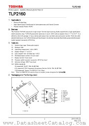 TLP2160 datasheet pdf TOSHIBA
