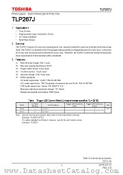 TLP267J datasheet pdf TOSHIBA