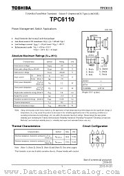 TPC6110 datasheet pdf TOSHIBA
