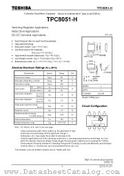 TPC8051-H datasheet pdf TOSHIBA