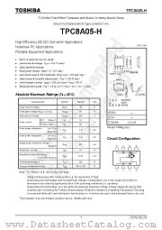 TPC8A05-H datasheet pdf TOSHIBA
