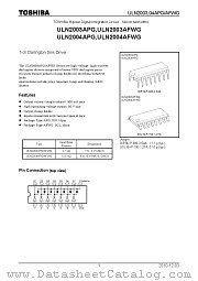 ULN2004AFWG datasheet pdf TOSHIBA