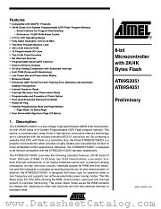AT89S4051-24SI datasheet pdf Atmel