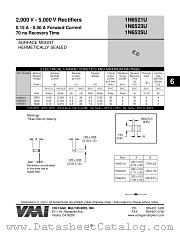 1N6525U datasheet pdf Voltage Multipliers