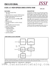 IS61LV5128AL-10K datasheet pdf Integrated Silicon Solution Inc