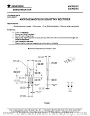 40CPQ135 datasheet pdf Sensitron